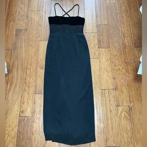 Niteline Black Strapless Dress